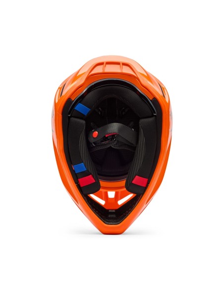 Casco Motocross Fox V3 RS Fracture orange