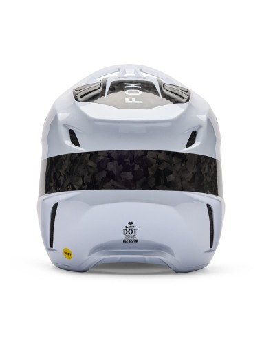 Casque Motocross Fox V3 RS Fracture blanc