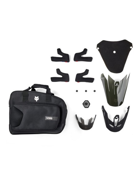 Casque Motocross Fox V3 RS Carbon mat