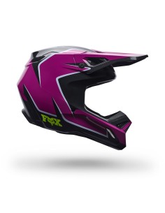 Casco Cross Fox V1 Raid purple 2
