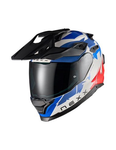 Casque Nexx Y.Travl Primal bleu rouge