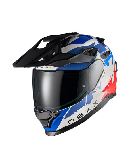 Casque Nexx Y.Travl Primal bleu rouge