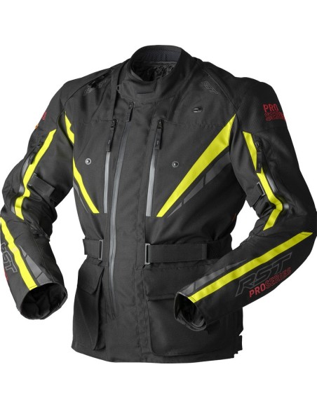 Giacca RST Pro Series Paragon D3O nero giallo