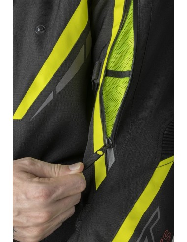 Giacca RST Pro Series Paragon D3O nero giallo