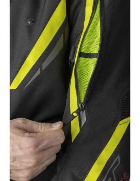 Giacca RST Pro Series Paragon D3O nero giallo