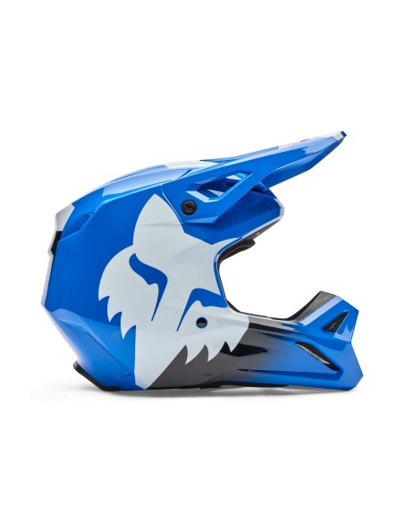 Casco bambino Fox Yth V1 Shield blu