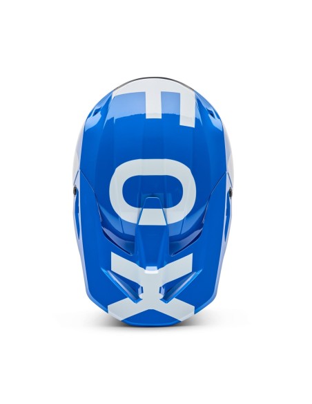 Fox Yth V1 Shield kid helmet blue