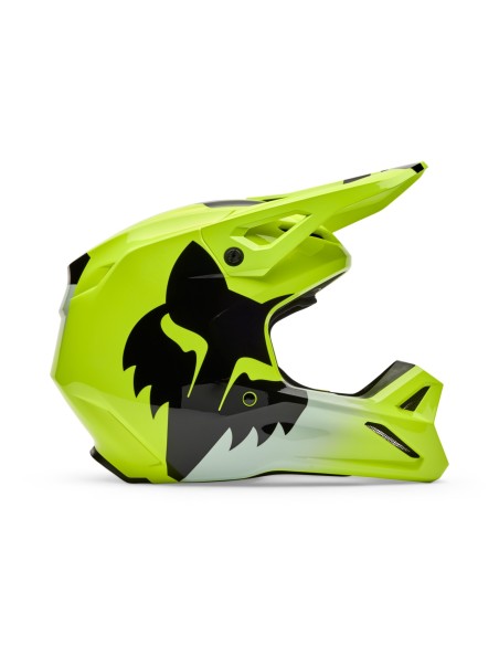 Casque enfant Fox Yth V1 Shield jaune
