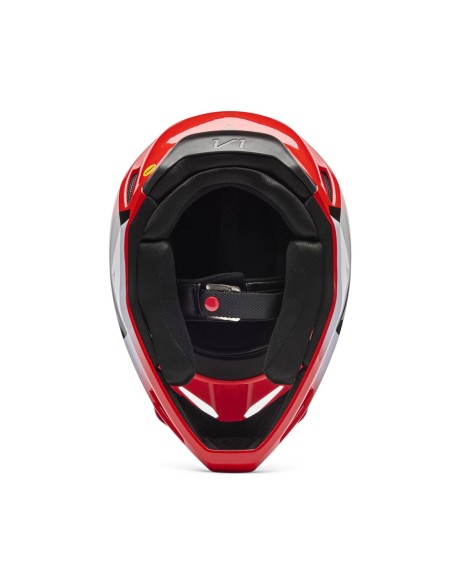 Kinder helm Fox Yth V1 Shield rot