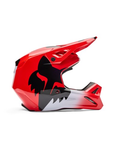 Fox Yth V1 Shield kid helmet pink