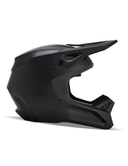 Kinder helm Fox Yth V1 schwarz mat