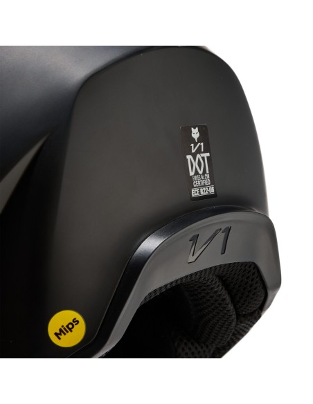 Fox Yth V1 kid helmet black mat