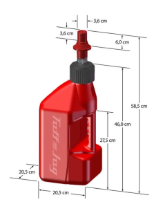 TUFFJUG VS RIPPERCAP 10L rosso