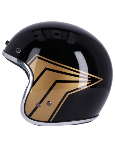Casque Jet 13 1/2 Skull Bucket noir