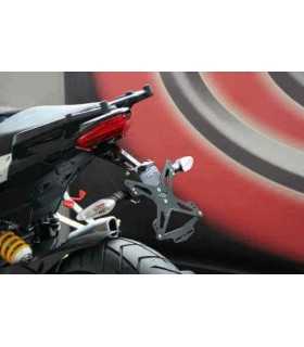 Evotech porte plaque Ducati Multistrada (2010-14) (Compatible avec sacoches de voyage)