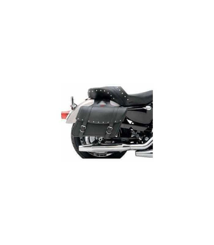 SADDLEMEN Pair saddlebag Synthetic Leather with rvt, 3 sizes