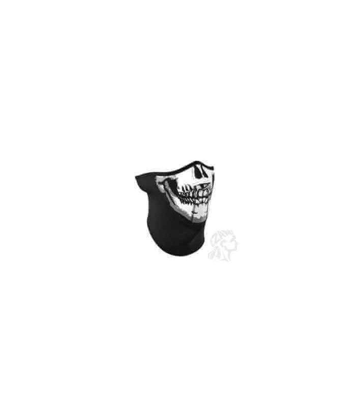 ZAN HALF MASK 3 PANEL SKULL