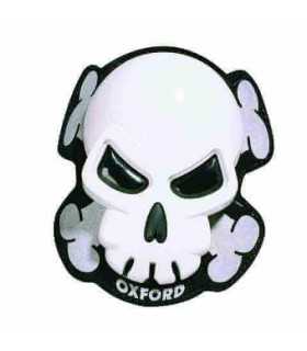 Oxford Coppia Saponette Skull bianco