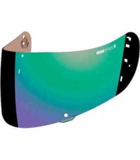 Grünes Spiegelvisier für Icon Airframe Pro/Airmada/Airform