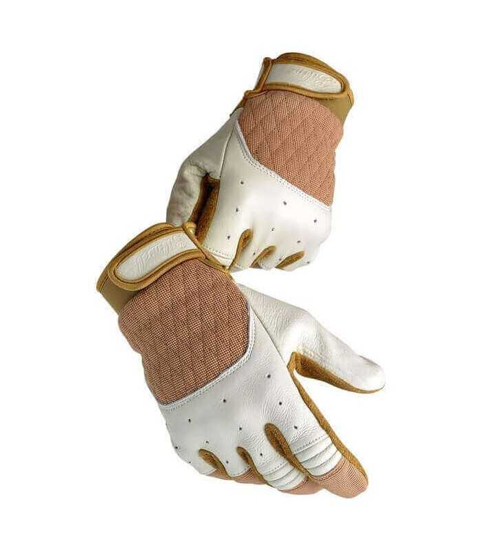 Biltwell bantam leather gloves tan