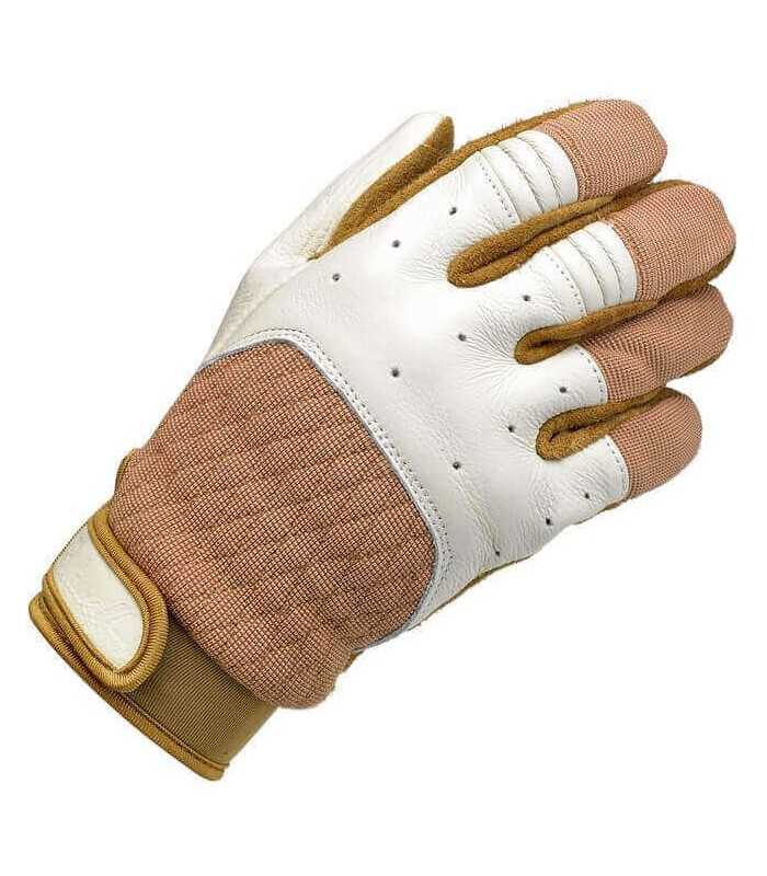 Gants en cuir Biltwell bantam tan