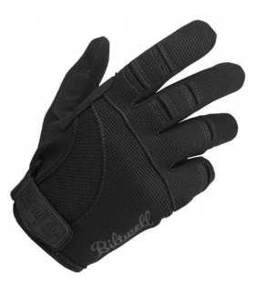 Biltwell schwarz Motorrad Sommer Handschuhe