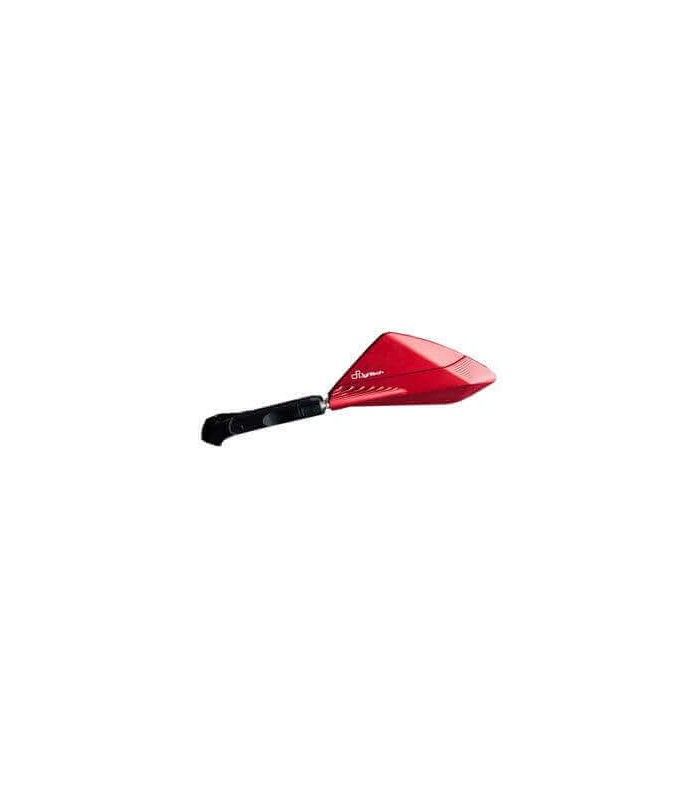 Lightech Aluminium Mirrors For Naked Ducati red