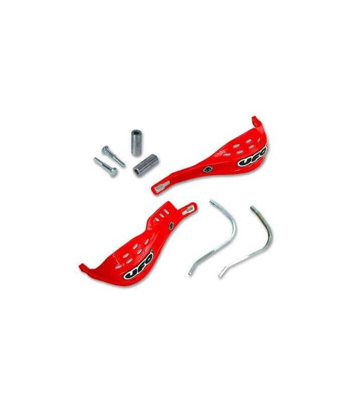 Ufo Handguard universale Jumpy Supermotard rouge