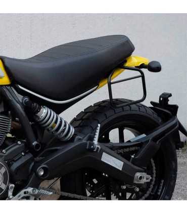 Unit Garage Borsa laterale + telaio Ducati Scrambler nera