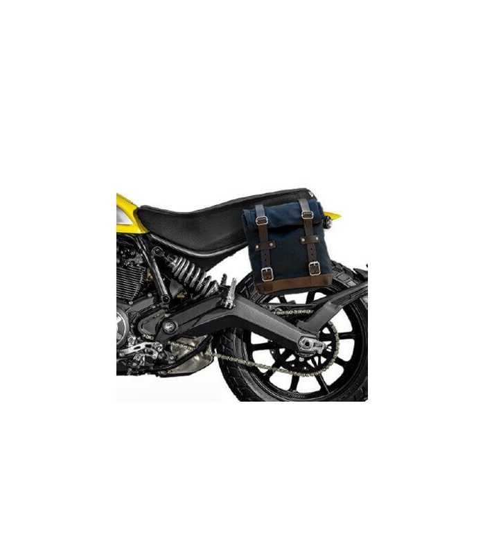 Unit Garage Side Pannier + subframe Ducati Scrambler black/brown