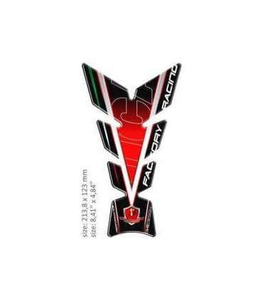 ONEDESIGN UNIVERSAL TANK PAD - GLOSS RED/BLACK/WHITE/GREEN - DUCATI