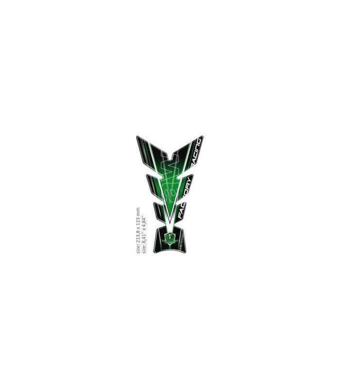 ONEDESIGN UNIVERSAL TANK PAD - GLOSS GREEN/BLACK/WHITE - KAWASAKI