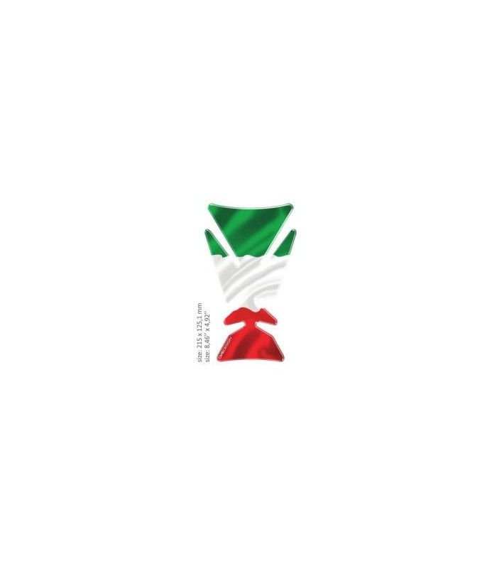 ONEDESIGN UNIVERSAL TANK PAD - GLOSS ITALIAN FLAG