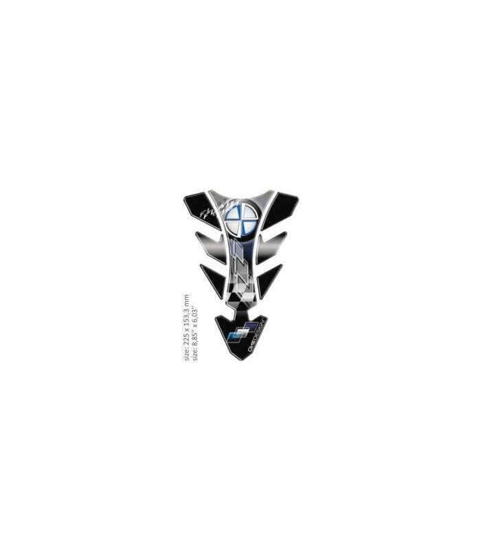 ONEDESIGN UNIVERSAL TANK PAD - GLOSS BLACK/WHITE/BLUE - BMW DESIGN