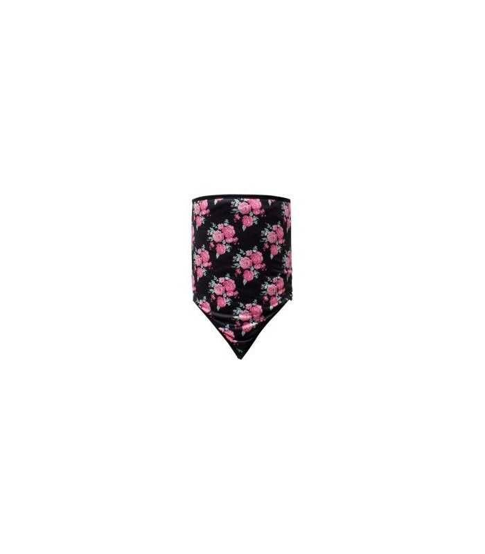 ZAN SCHÄDEL BLUME COMBO GAITER KUSCHELIGEM VLIES ONE SIZE