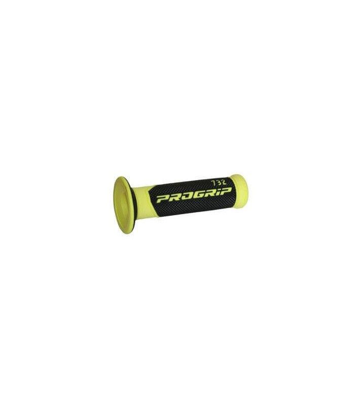 PROGRIP 732 DOUBLE DENSITY ROAD GRIPS NERO/FLUO GIALLO
