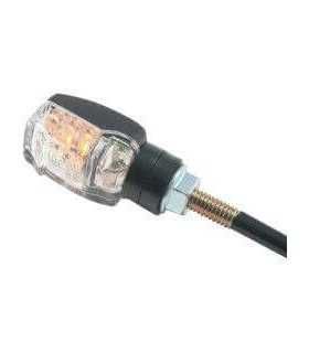 PAIRS LED CLEAR - LENS TURN SIGNAL / BLACK ECE APPROVED