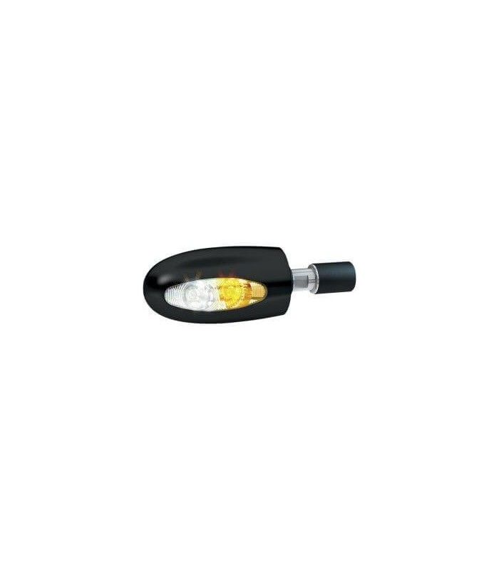 COPPIA FRECCE CON LUCE DI POSIZIONE BL 1000 LED  OMOLOGATE  NERO