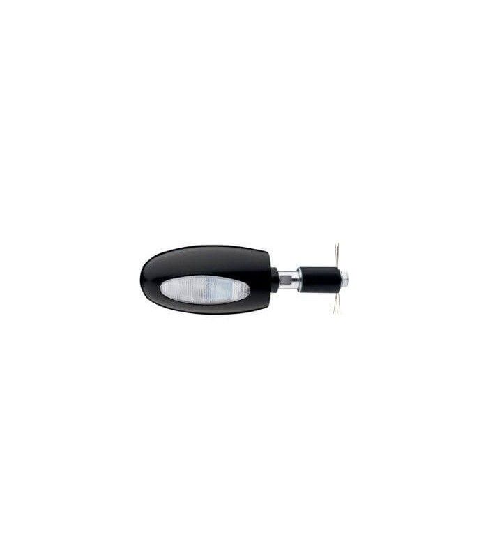 COPPIA FRECCE ALOGENE BL 1000 LED  OMOLOGATE  NERO