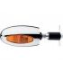 BL 1000 WHITE HALOGEN BAR END INDICATOR CLEAR BRASS CHROME ORANGE GLASS HOMOLOGATED