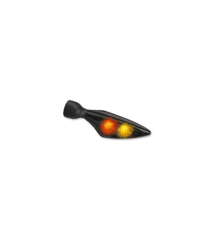 KELLERMANN APPROVED DIRECTION INDICATOR MICRO RHOMBUS DF BLACK (3 IN 1) RIGHT