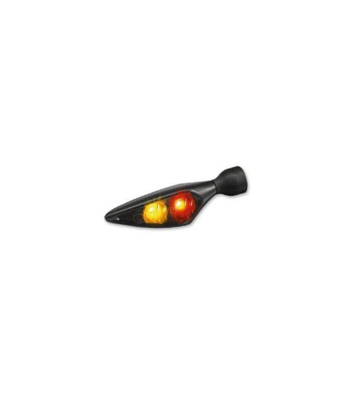 KELLERMANN APPROVED DIRECTION INDICATOR MICRO RHOMBUS DF BLACK (3 IN 1) GAUCHE