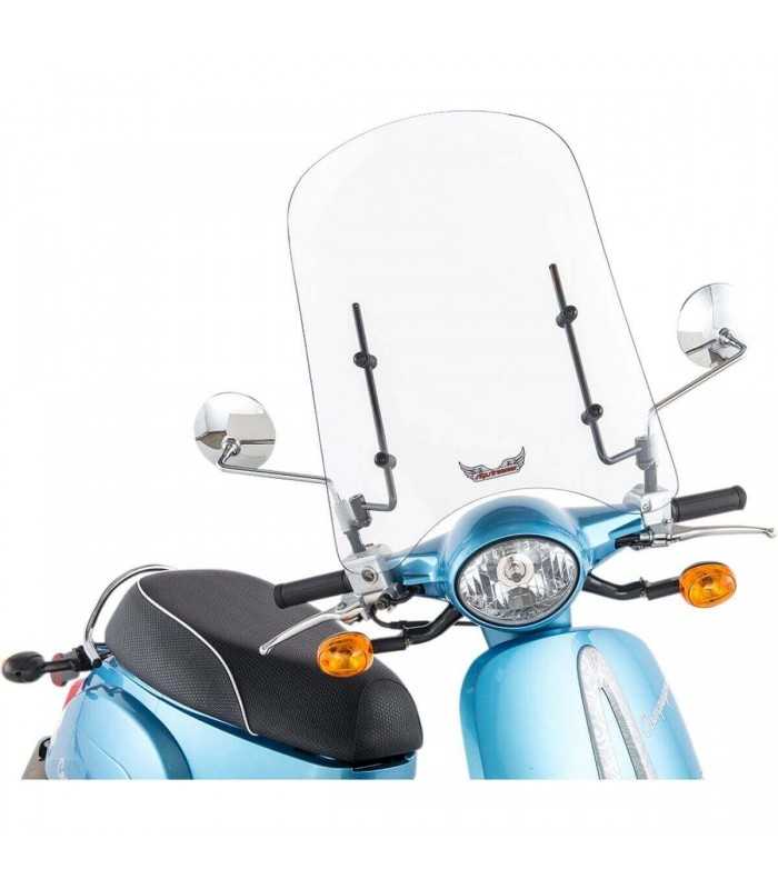 PARABREZZA UNIVERSALE 40 PER SCOOTER  FISSAGGIO AGLI SPECCHIETTI