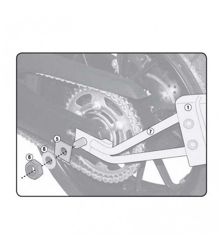 Givi Rm2122kit YAMAHA MT-09 Tracer (2015-17)