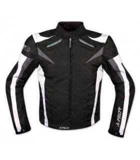 Motorrad jacke A-Pro Ace black white