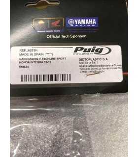 PUIG WINDSHIELD V-TECH LINE SPORT HONDA INTEGRA 700 2012-13 SMOKE 6283H