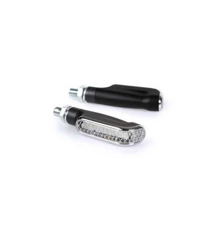 Approved Power View, multi-Led front corner lights, 12V - Black