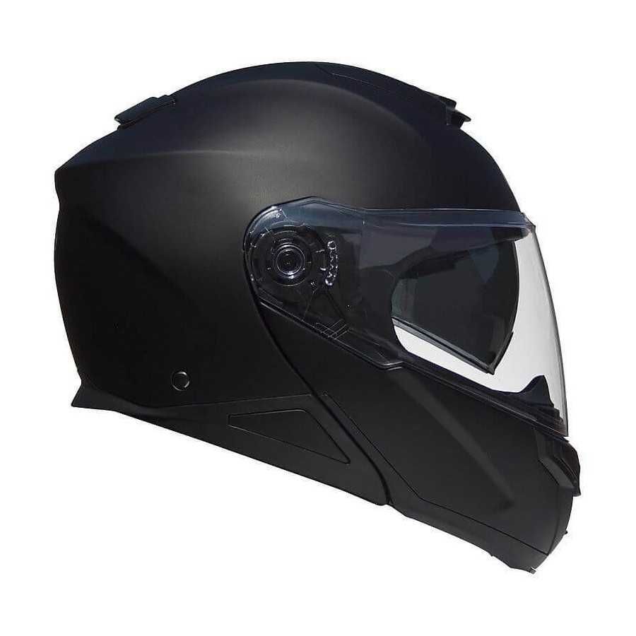 Casco Moto Modulare Doppia Visiera Premier Genius U9 BM Nero Opaco