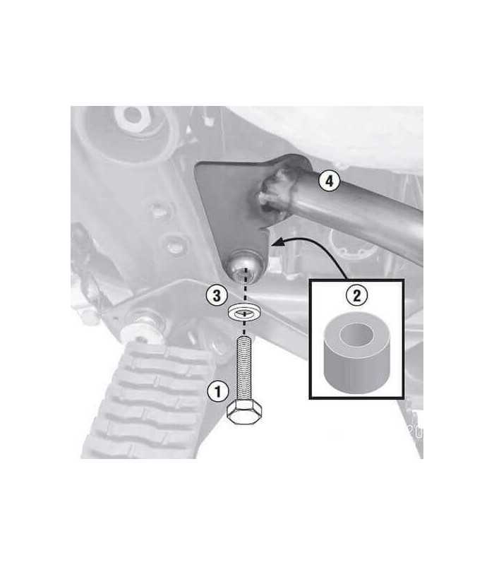 Givi TN6401AKIT FÜR TN6409 TRIUMPH TIGER 800 / 800 XC / 800 XR (11-17)