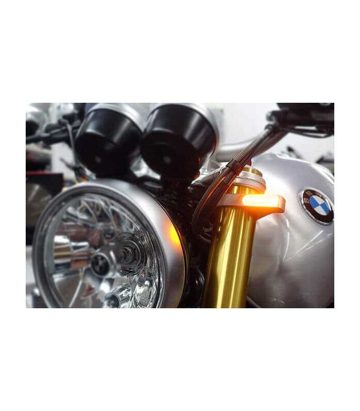 HEINZ BIKES LED TURN SIGNAL ZC-LINE CLASSIC / ALUMINUM / BLACK ECE